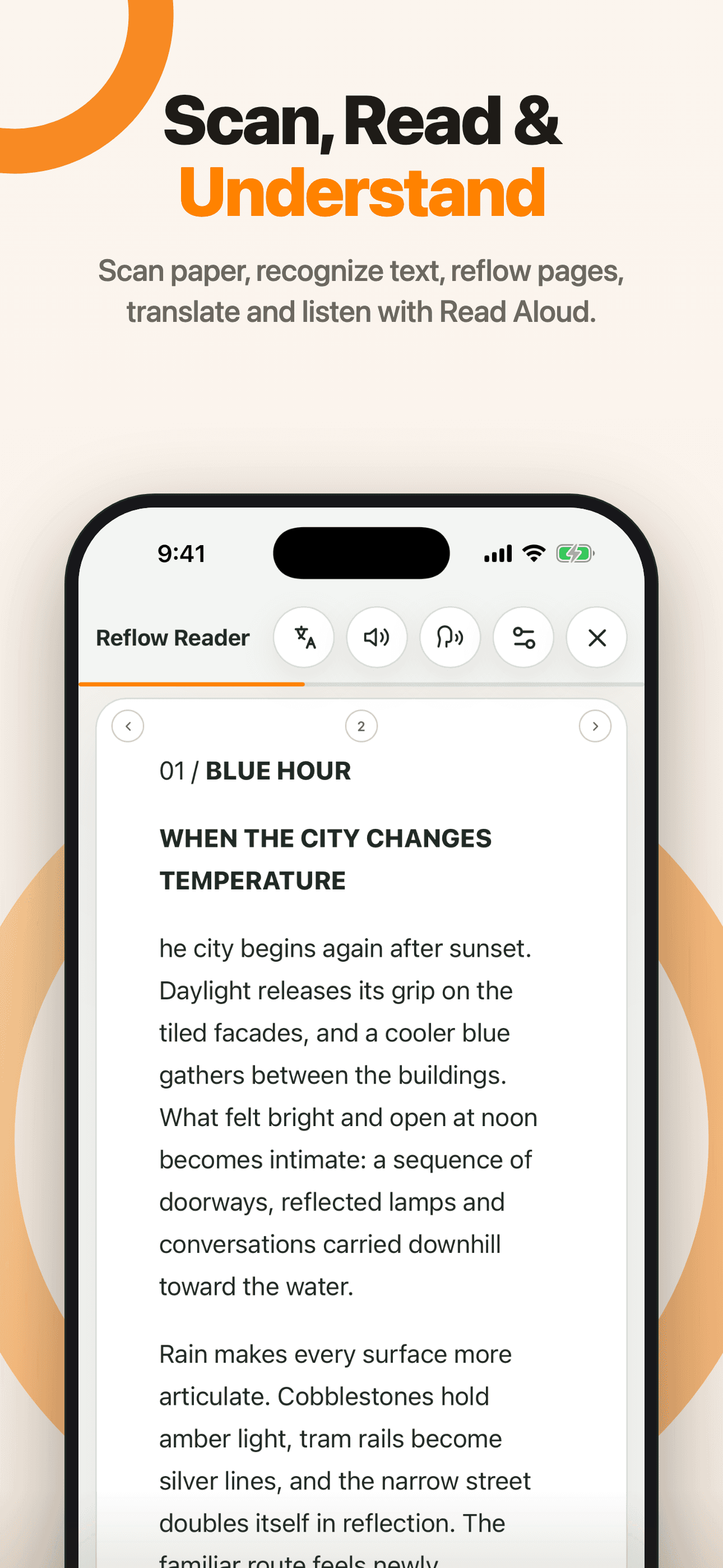 Scan, Read & Understand — PDF Max on iPhone