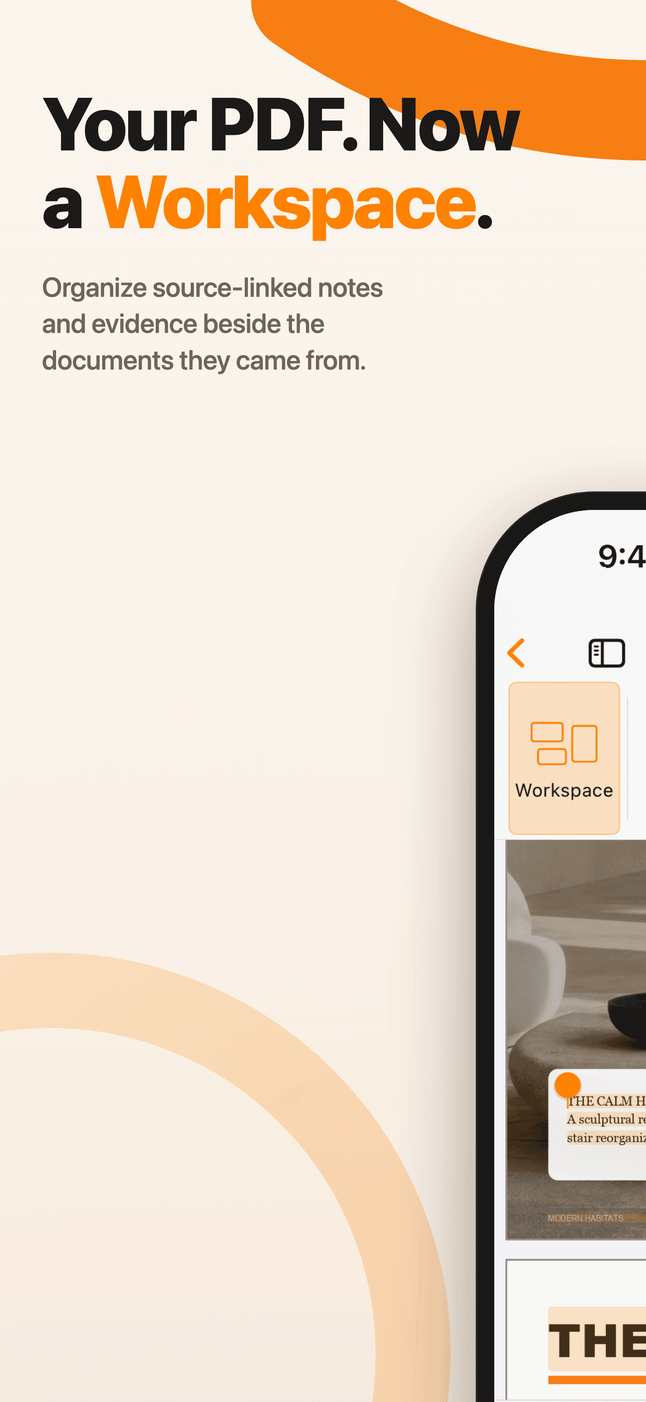 Your PDF. Now a Workspace. — PDF Max on iPhone