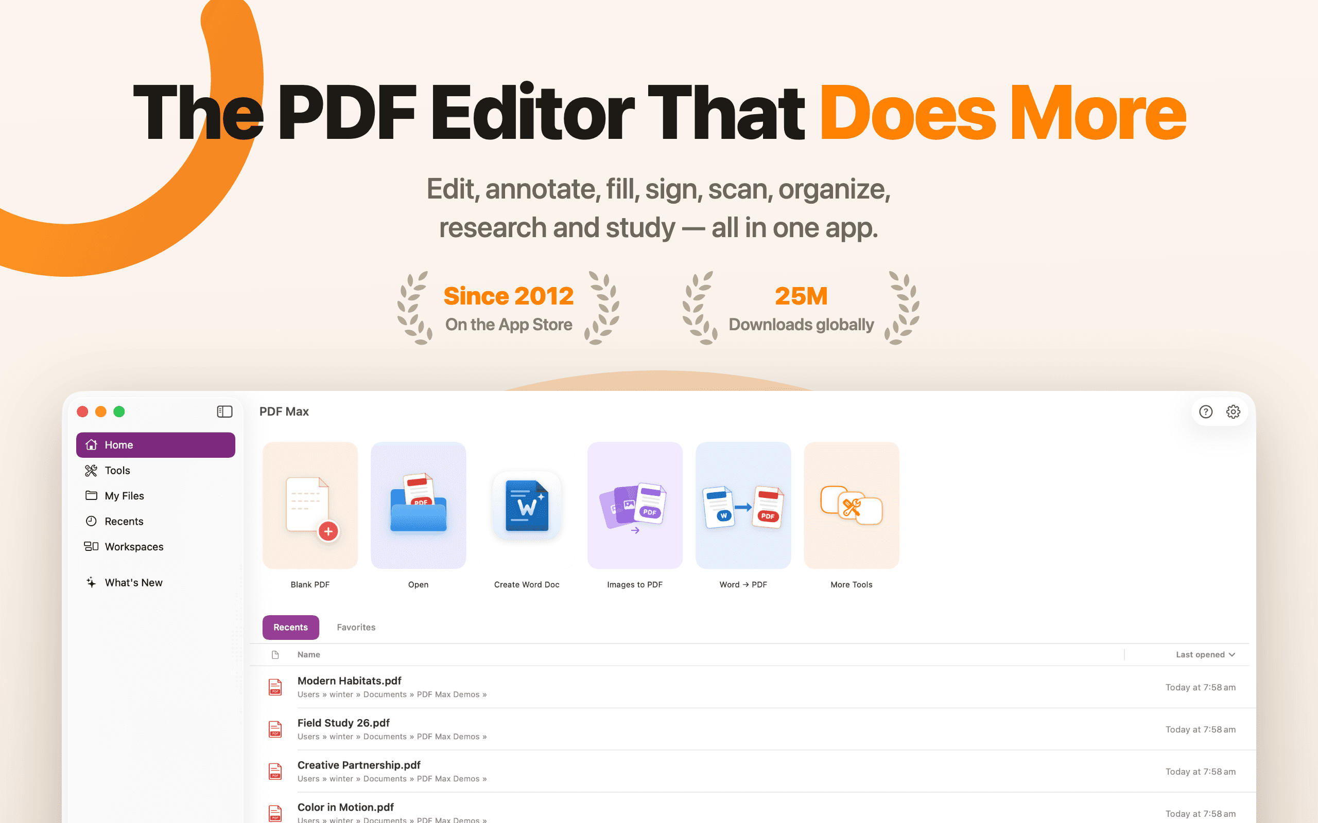 The PDF Editor That Does More — PDF Max on Mac