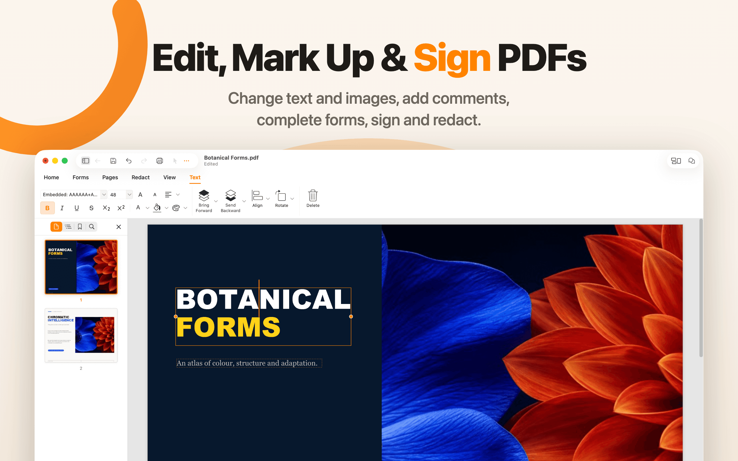 Edit, Mark Up & Sign PDFs — PDF Max on Mac