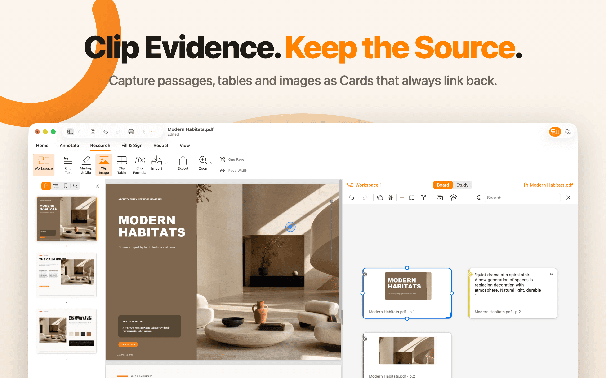 Compare Sources. Keep the Evidence. — PDF Max on Mac